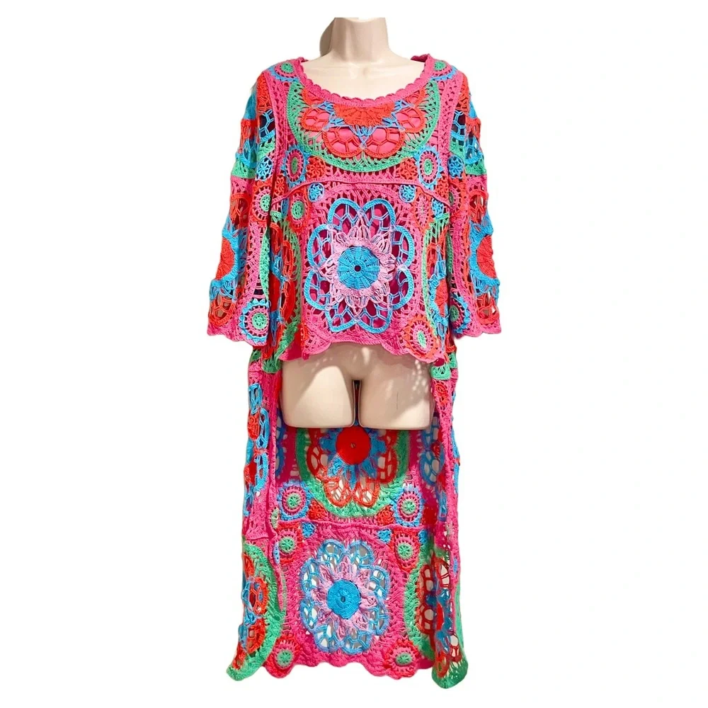 NEW Crochet high-low top - Picture 5 of 9